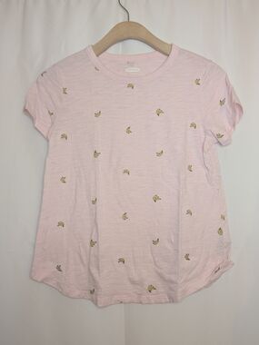 🔴5/$25 Old Navy Light Pink Banana Graphic Tee